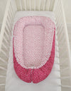 Weinrote Sterne - Babynest