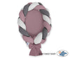Babynest Zopf mit Nestchen - Violett - Grau