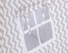 Spielzelt + Polster - Chevron Grau