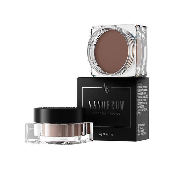 Nanobrow Eyebrow pomade #tummanruskea 6 gr | Vuodevaatteet.fi