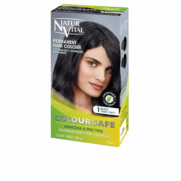 Natur Vital Coloursafe kestoväri #1-musta | Vuodevaatteet.fi