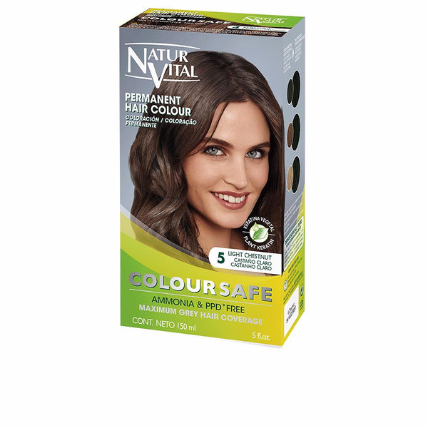 Natur Vital Coloursafe kestoväri #5-vaalea ruskea | Vuodevaatteet.fi
