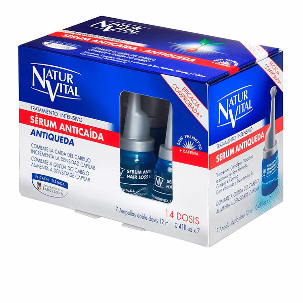 Natur Vital Serum anticaída intensiivinen hoito 7 ampullia x 12 ml | Vuodevaatteet.fi