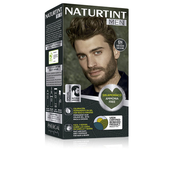 Naturtint Men Ammonia-Free Dye #6N Dark Blonde 1 Unit | Vuodevaatteet.fi
