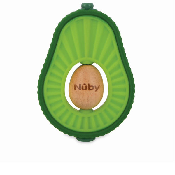 Nûby Avocado teether 6m+ 1 kpl | Vuodevaatteet.fi