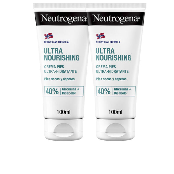 Neutrogena Crema pies ultra-hidratante setti 2 x 100 ml | Vuodevaatteet.fi