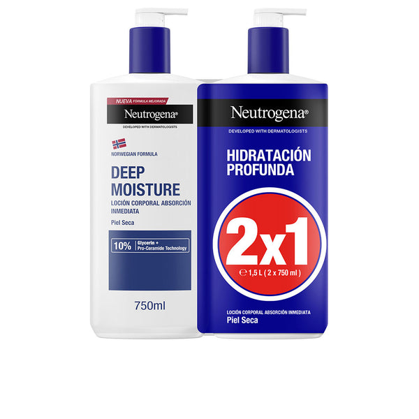 Neutrogena Deep Hydration -vartalovoide 2 x 750 ml | Vuodevaatteet.fi