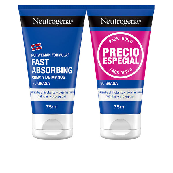 Neutrogena Fast absorption hand cream pack 2 x 75 ml | Vuodevaatteet.fi