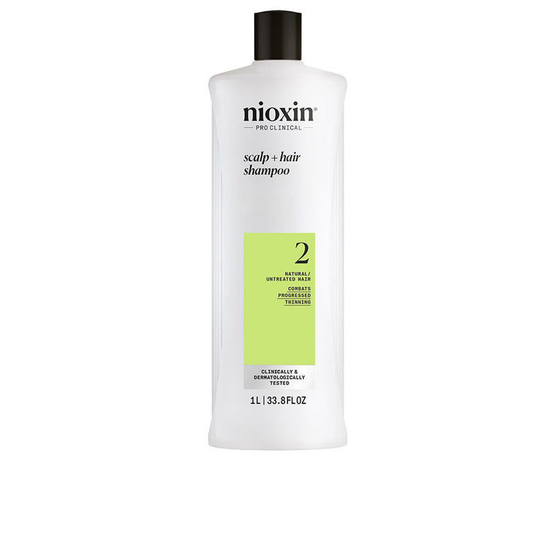 Nioxin System 2 - Shampoo - Natural Hair With Advanced Weakening 1000 Ml | Vuodevaatteet.fi