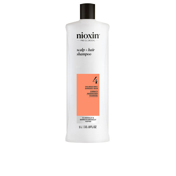 Nioxin System 4 - Shampoo - Dyed And Damaged Hair With Advanced Weakening 1000 Ml | Vuodevaatteet.fi