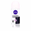 Nivea Black & white invisible deodorantti roll-on 50 ml | Vuodevaatteet.fi