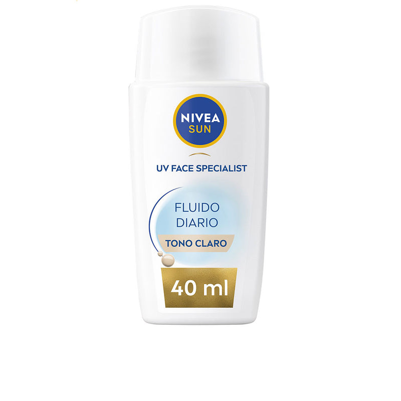 Nivea Daily Sun Fluid Facial Protection Spf50+ #Light Tone 40 Ml | Vuodevaatteet.fi