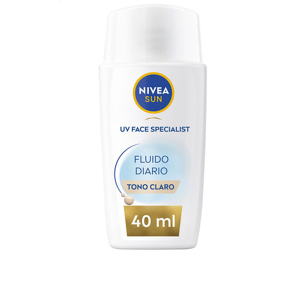 Nivea Daily Sun Fluid Facial Protection Spf50+ #Light Tone 40 Ml | Vuodevaatteet.fi