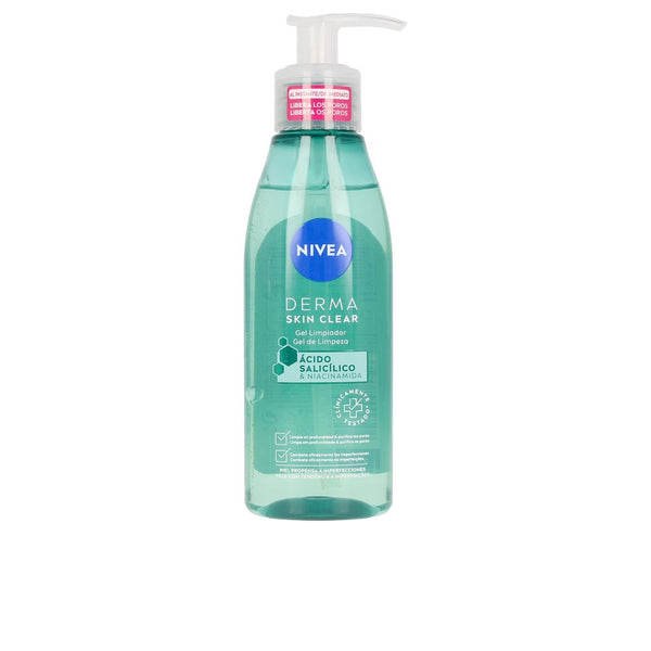Nivea Derma skin clear kasvojen puhdistusgeeli 150 ml | Vuodevaatteet.fi