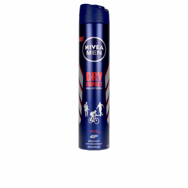Nivea Men dry impact deodorantti spray 200 ml | Vuodevaatteet.fi