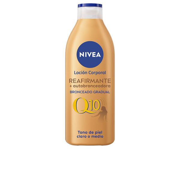 Nivea Q10+ Firming + Self-Tanning Body Lotion 400 Ml | Vuodevaatteet.fi