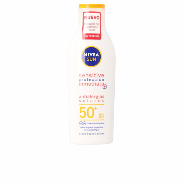Nivea Sun antialergias solares herkkä spf50+ maito 200 ml | Vuodevaatteet.fi