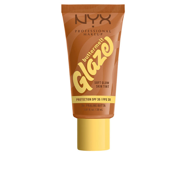 Nyx Professional Make Up Buttermelt Glaze Sunscreen Tint + Spf30 #06-Praline Butta 30 Ml | Vuodevaatteet.fi