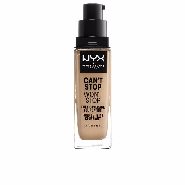 Nyx Professional Make Up Can't stop won't stop täysi peittävyys meikkivoide #soft beige | Vuodevaatteet.fi