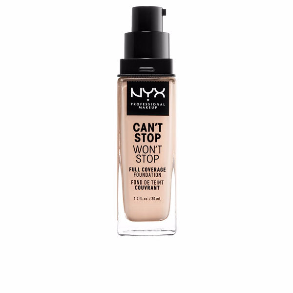 Nyx Professional Make Up Can't stop won't stop täyspeittävä meikkivoide #light porcel | Vuodevaatteet.fi