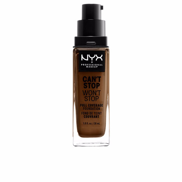 Nyx Professional Make Up Can't stop won't stop täyspeittävä meikkivoide #walnut | Vuodevaatteet.fi