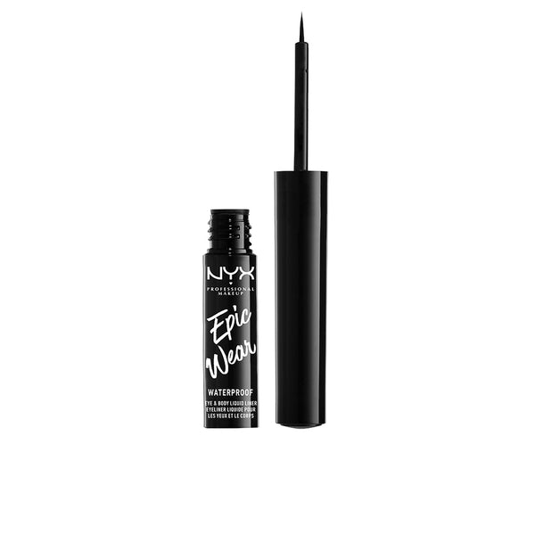 Nyx Professional Make Up Epic wear vedenkestävä nestemäinen rajauskynä #black 1 kpl | Vuodevaatteet.fi