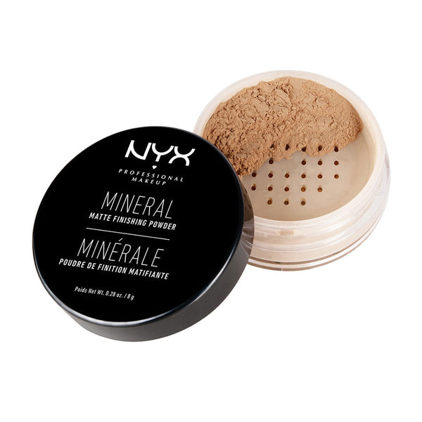 Nyx Professional Make Up Mineral matta viimeistelypuuteri #medium/dark | Vuodevaatteet.fi