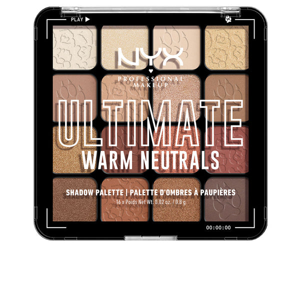 Nyx Professional Make Up Ultimate shadow palette #lämpimät neutraalit 16 x 0.83 gr | Vuodevaatteet.fi