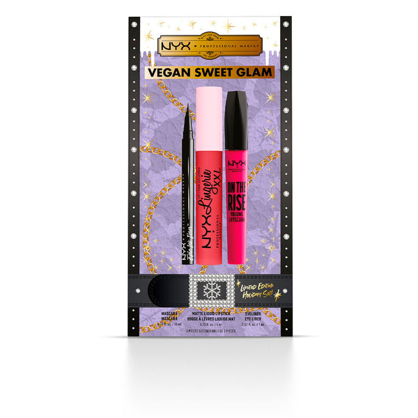 Nyx Professional Make Up Vegan sweet glam limited edition setti 3 kpl | Vuodevaatteet.fi