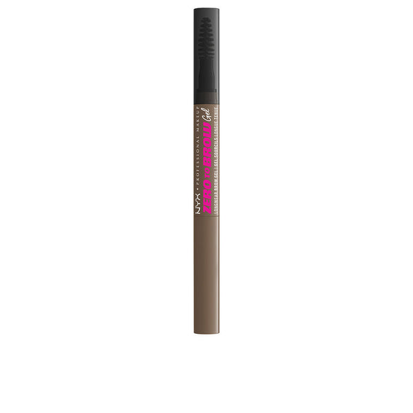 Nyx Professional Make Up Zero to brow geeli #02-tuhka ruskea 2 ml | Vuodevaatteet.fi