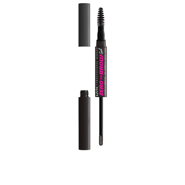 Nyx Professional Make Up Zero to brow gel #08-musta 2 ml | Vuodevaatteet.fi