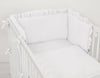 Nestchen für Babybett - Weiß