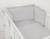 Nestchen für Babybett - Grau