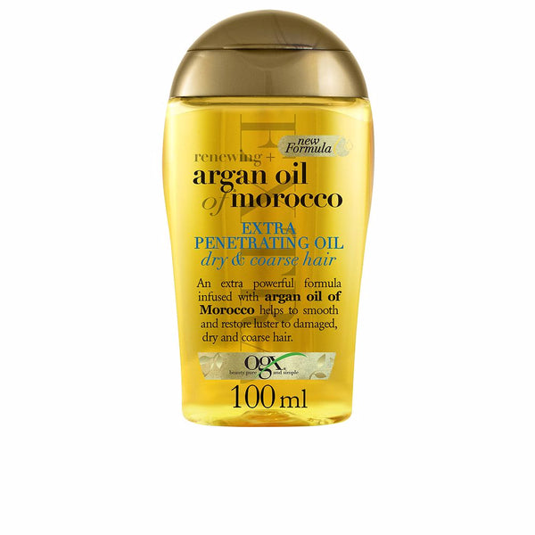 Ogx Argan oil extra tunkeutuva kuivan hiuksen öljy 100 ml | Vuodevaatteet.fi