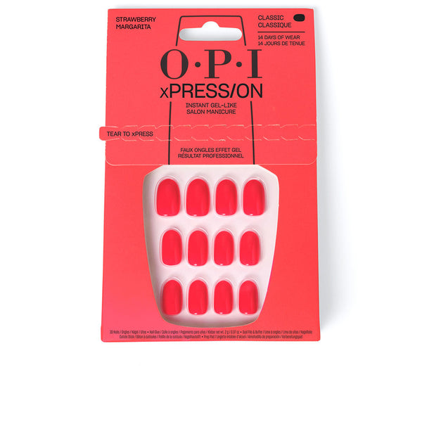 Opi Xpress/On Artificial Nails Iconic Shades #Strawberry Margarita 30 U | Vuodevaatteet.fi