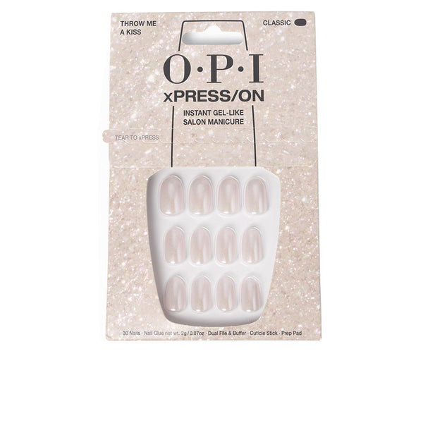 Opi Xpress/On Artificial Nails Iconic Shades #Throw Me A Kiss 30 Units | Vuodevaatteet.fi