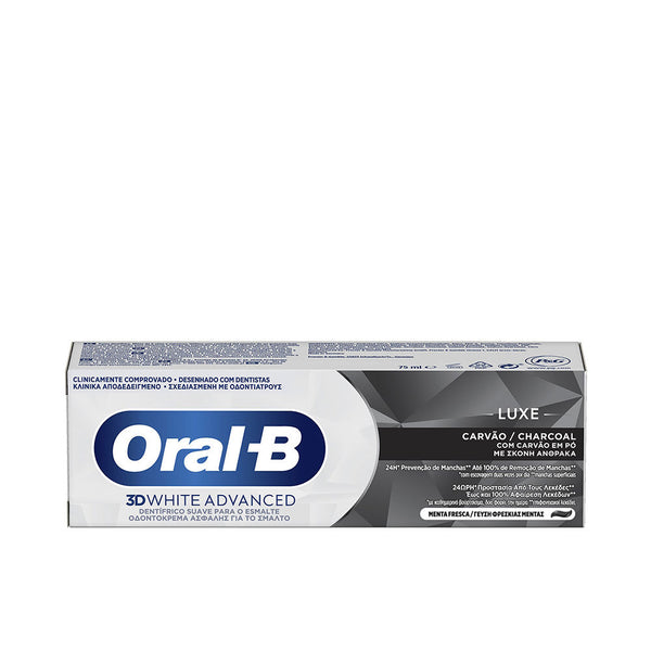 Oral-B 3d white luxe hiilidentahna 75 ml | Vuodevaatteet.fi