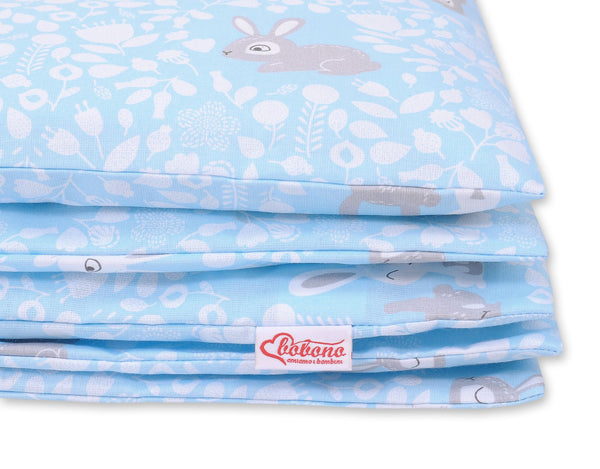 Bettwäsche-Set für Babys – 135 x 100 cm – Blue Rabbits
