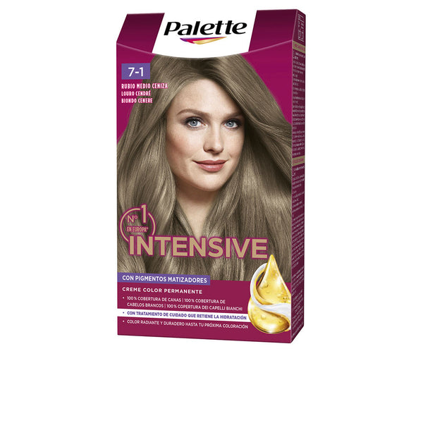 Palette Intensive Dye #7.1-Medium Ash Blonde 1 U | Vuodevaatteet.fi