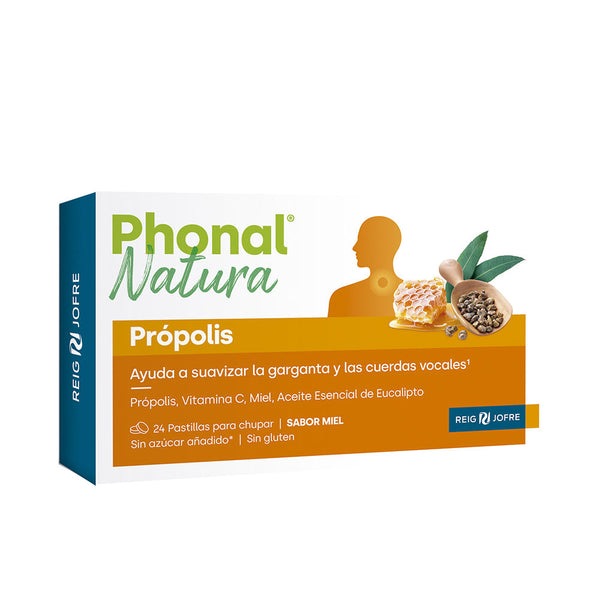 Phonal Natura Pastiglie da succhiare al gusto miele e propoli 24 unità