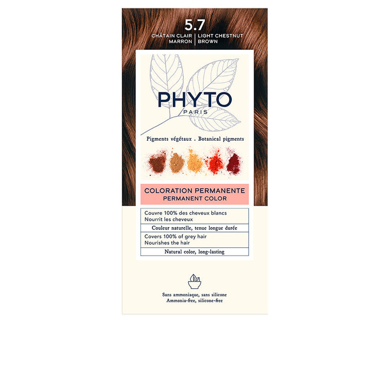 Phytocolor #5.7-vaalea ruskea kastanja 4 u | Vuodevaatteet.fi