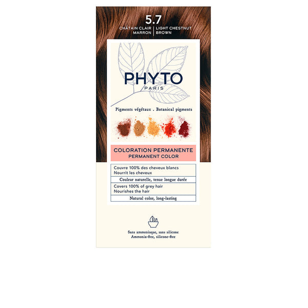 Phytocolor #5.7-vaalea ruskea kastanja 4 u | Vuodevaatteet.fi