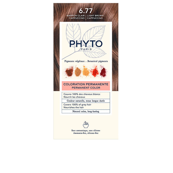 Phytocolor #6.77-vaalea cappuccino ruskea 4 u | Vuodevaatteet.fi