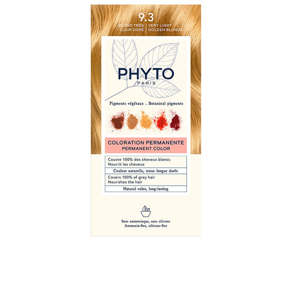 Phytocolor #9.3-erittäin vaalea kultainen blondi 4 u | Vuodevaatteet.fi