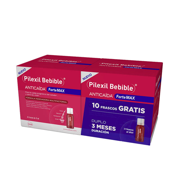 Pilexil Forte Max Drinkable Anti-Hair Loss Pack 2 X 45 U | Vuodevaatteet.fi