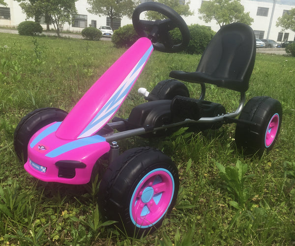 Pinkki Karting polkuauto lapselle - Viper - Vuodevaatteet.fi