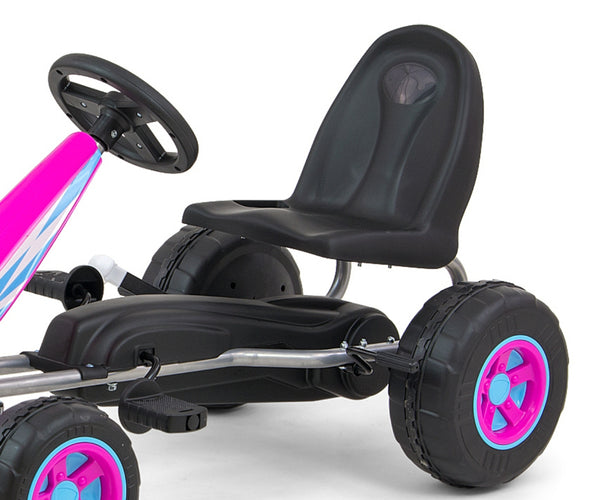 Pinkki Karting polkuauto lapselle - Viper - Vuodevaatteet.fi