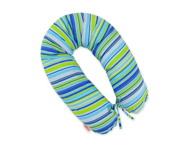 Vartalotyyny / Raskaustyyny - Blue-Green Strips