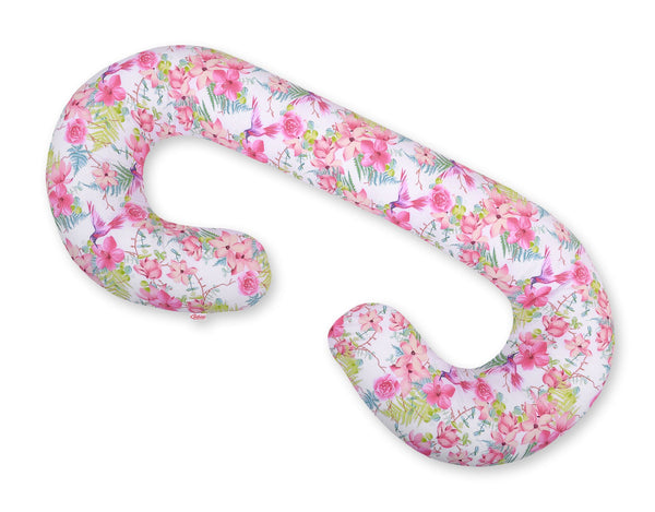 Seitenschläferkissen - Schwangerschaftskissen C - Blumen