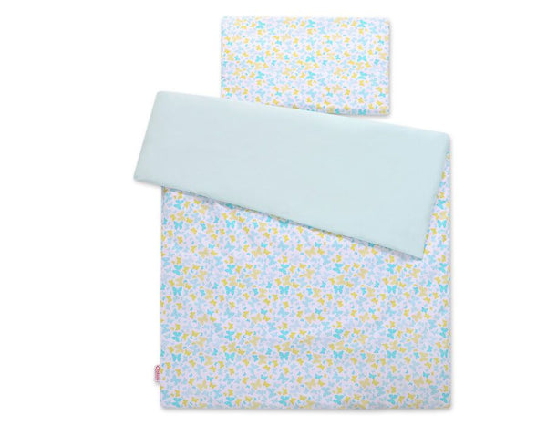 Bettwäsche-Set für Babys – 120x90cm – Blue Butterflies